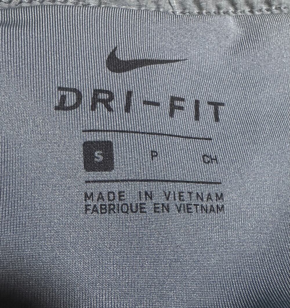 Nike Dri-FIT Gray Running Shorts Mesh Panels Women's Size S